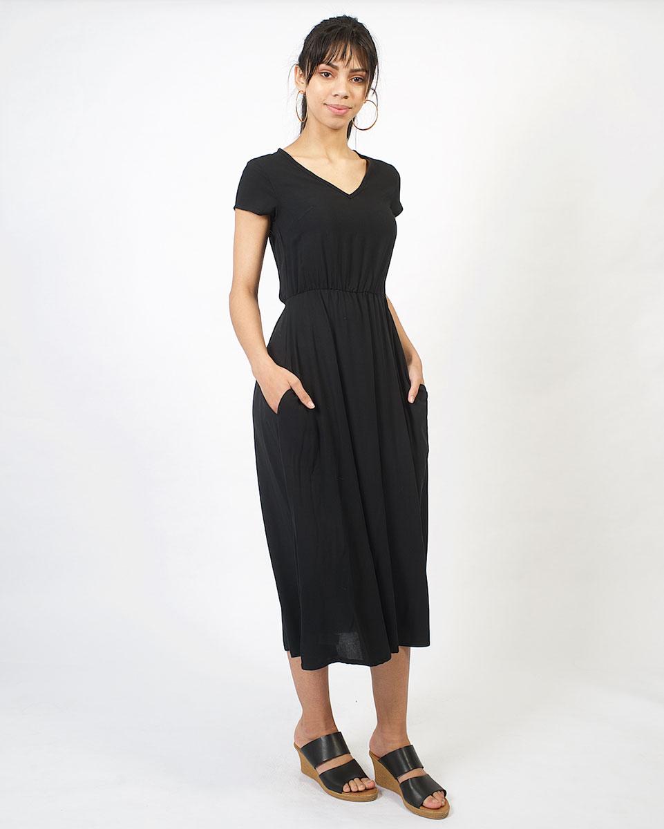STYLISH Casual Dress ~ Black - non-european®® 2024