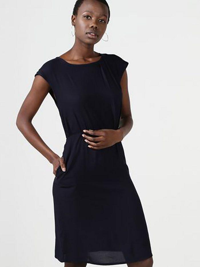 Day Dress - Navy - Front