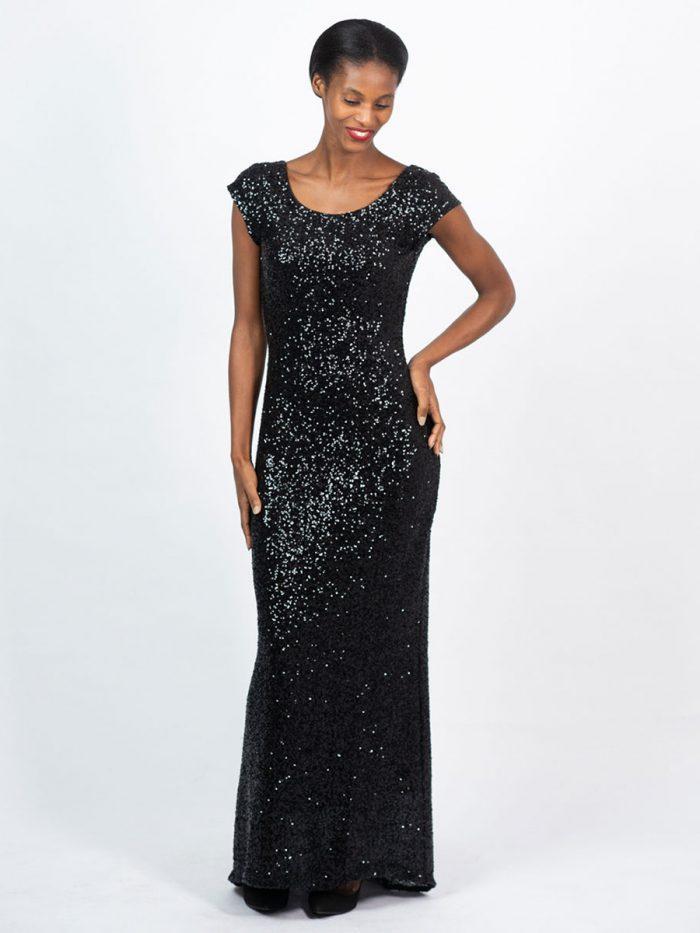 Elegant Evening Gown - Galaxy - Front