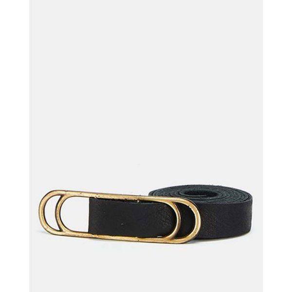 Slider Belt - Black&Br Ant Brass - Front