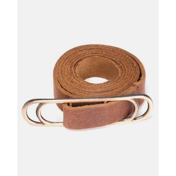 Slider Belt - Dark Tan&Br Ant Copper - Front