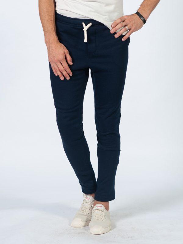 Male Skinny Jogger - Deep Navy - Front