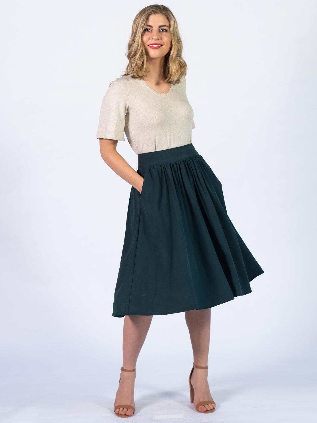 bottle-green-skirt-dp2r-standard-schoolwear-house