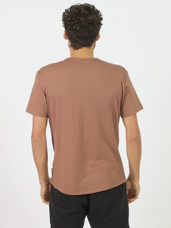 Round Neck Tee - Rose Taupe - Back